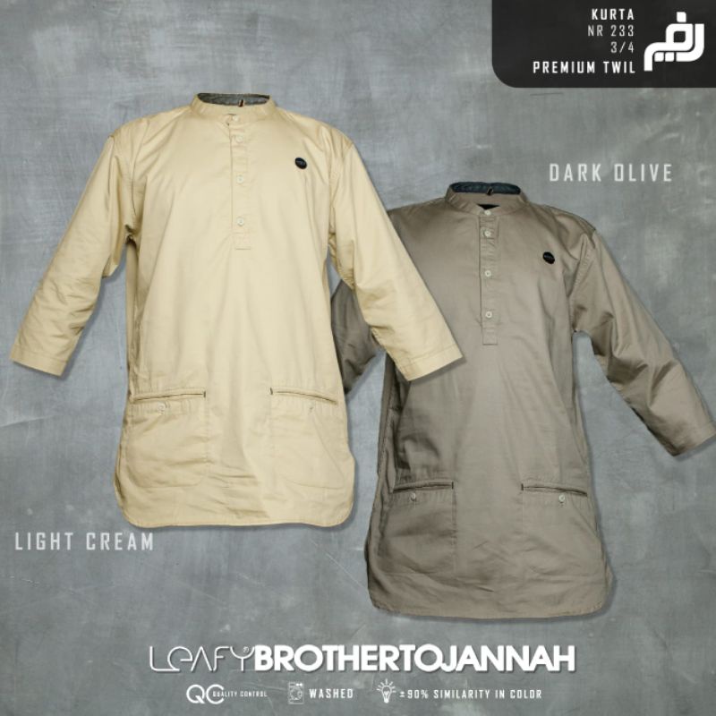 LEAFY ORIGINAL  NR233 KURTA DEWASA LENGAN 7/8