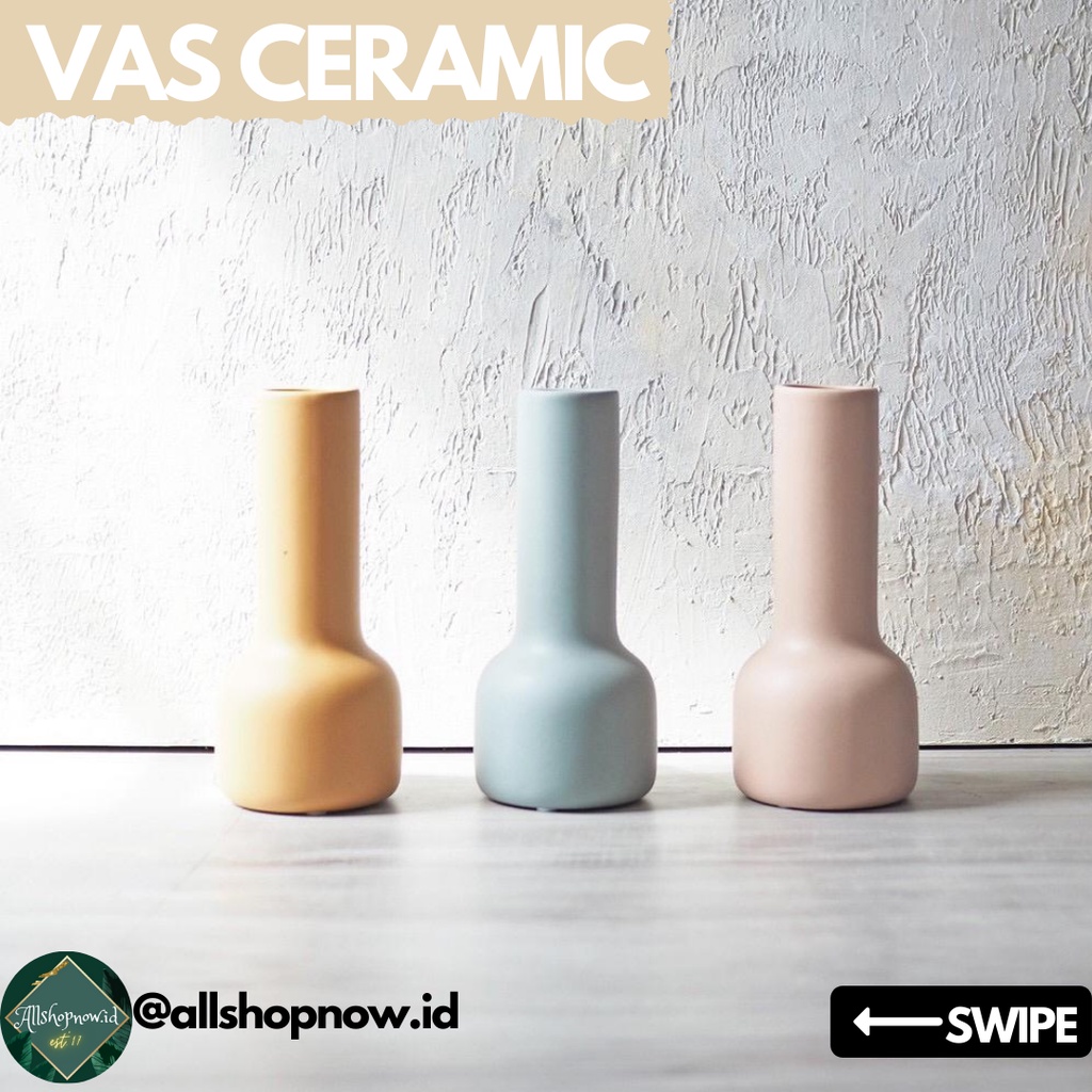 Vas Ceramic / Vas Keramik / Vas Bunga / Vas Bunga Unik / Vas Bunga Bentuk