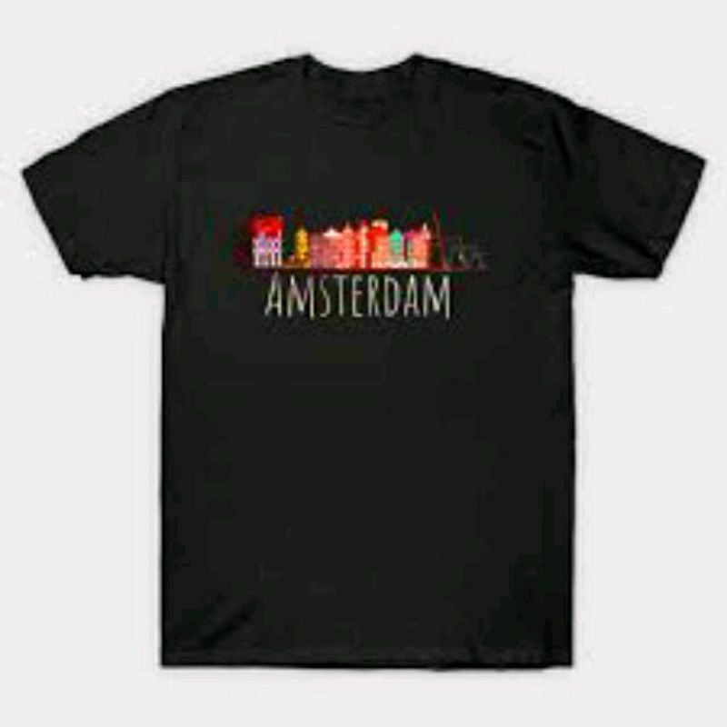 KAOS AMSTERDAM - BAJU AMSTERDAM WARNA - TSHIRT BELANDA