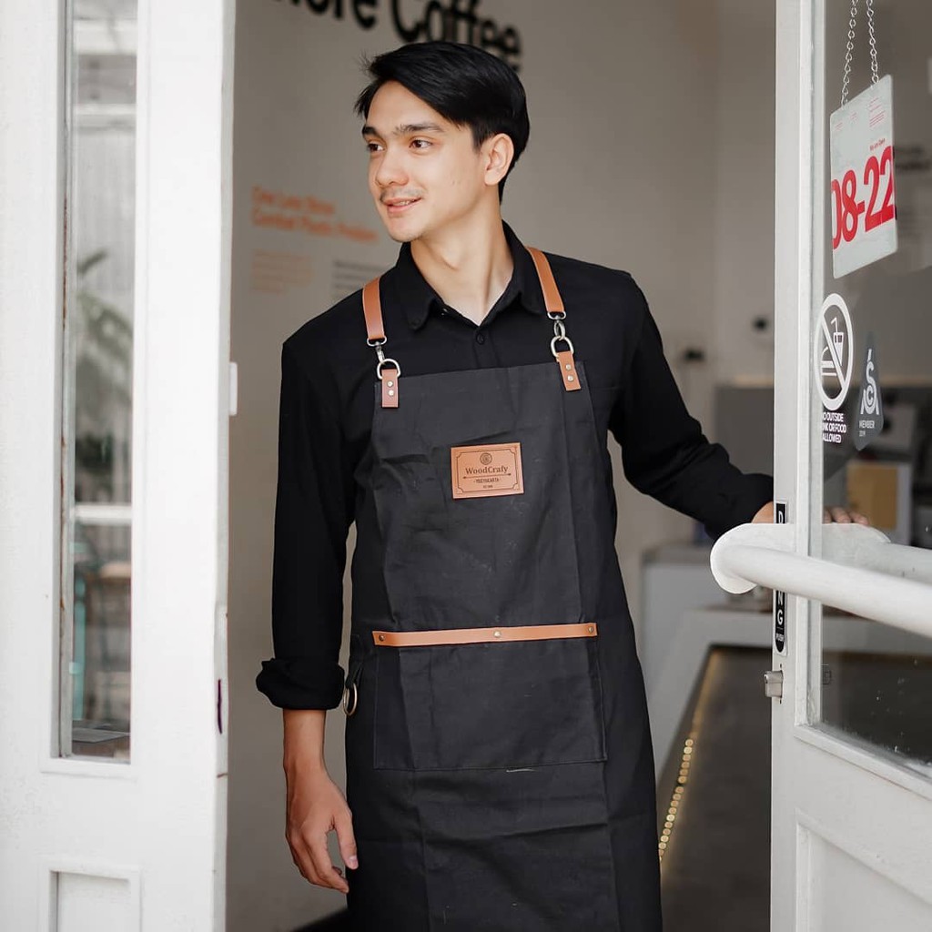 Apron Masak | Celemek Masak | Apron Barista | Celemek Barista | Apron Waiters | Celemek Waiters | Ap
