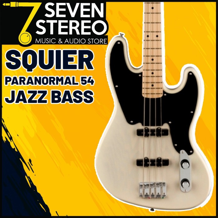 Squier Paranormal Jazz Bass 54 Electric Bass - White Blonde