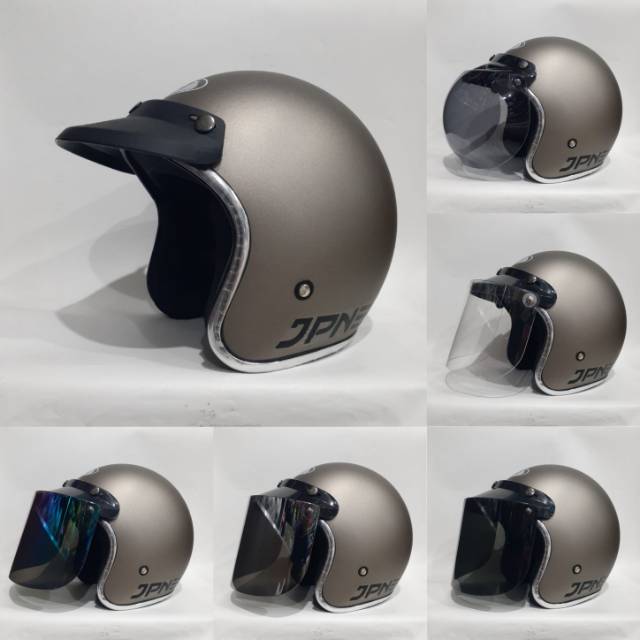 Helm bogo jpn arc ABU GRANITO dof LIST CHROME