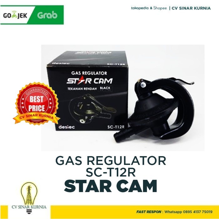 Supreme Regulator Gas Starcam T-12R ( Tanpa Meter ) | SNI GROSIR