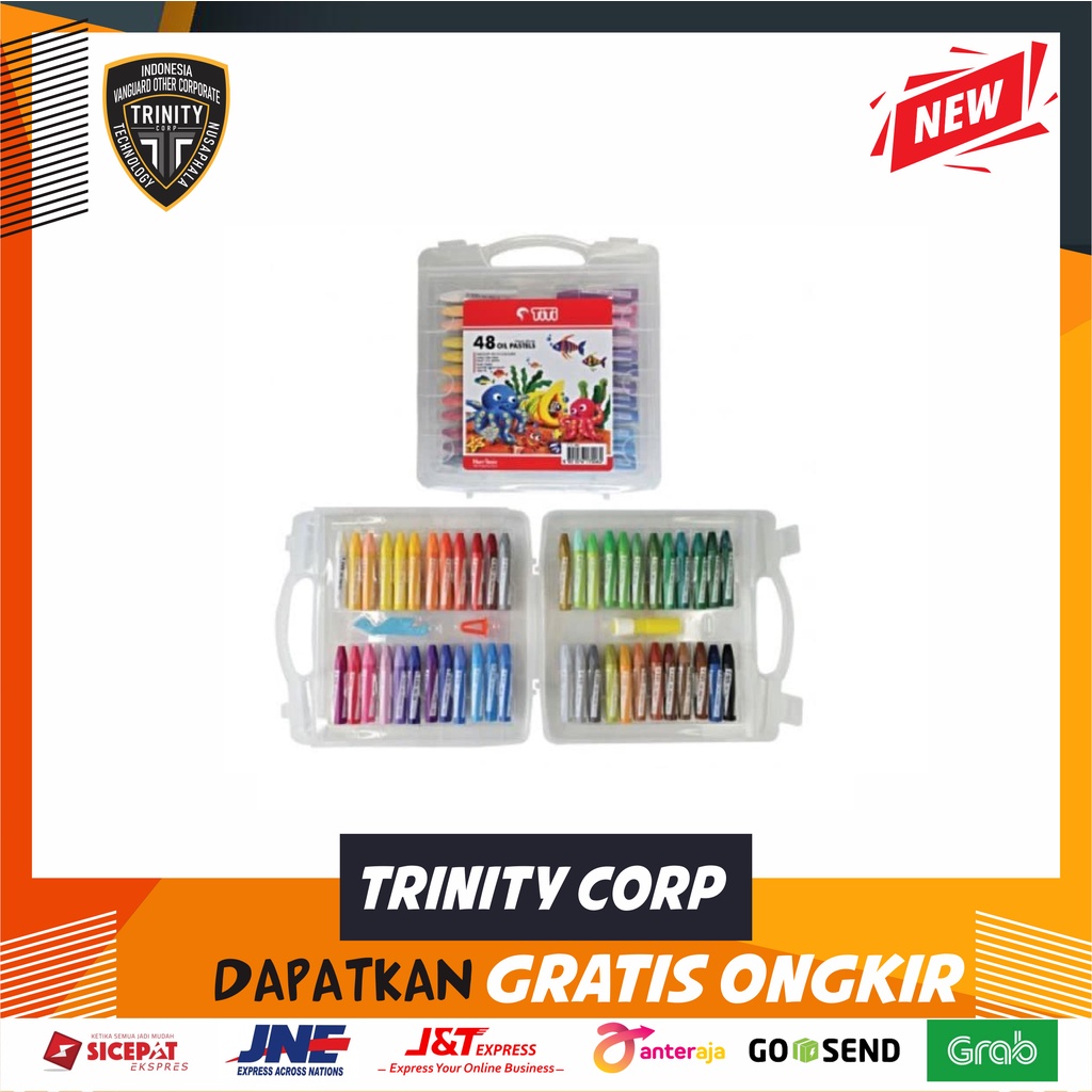 

Crayon Titi Joyko Oil Pastel 48 Warna
