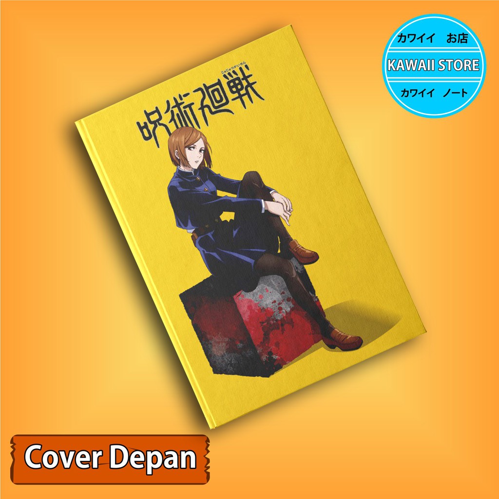 

Notebook / Pocket book Hard Cover Anime Jujutsu Kaisen NOBARA KUGISAKI uk A5 & A6 / Notes Book
