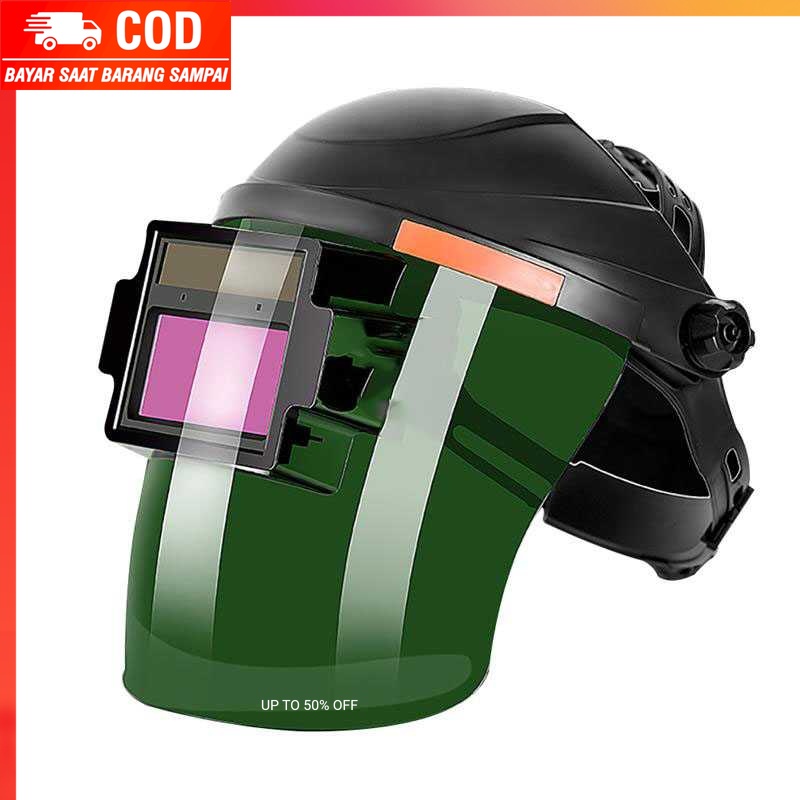 (100% BARANG ORI) TaffGUARD Helm Las Automatic Welding Mask Arc Shield Soldering - MZ300