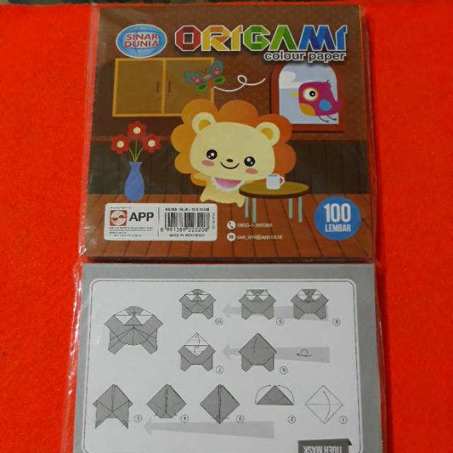 

Kertas lipat SIDU 12cm x 12cm 100lembar 10warna 1sisi