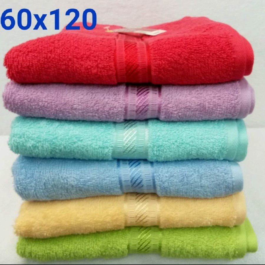 Handuk Merah Putih 60 x 120 cm