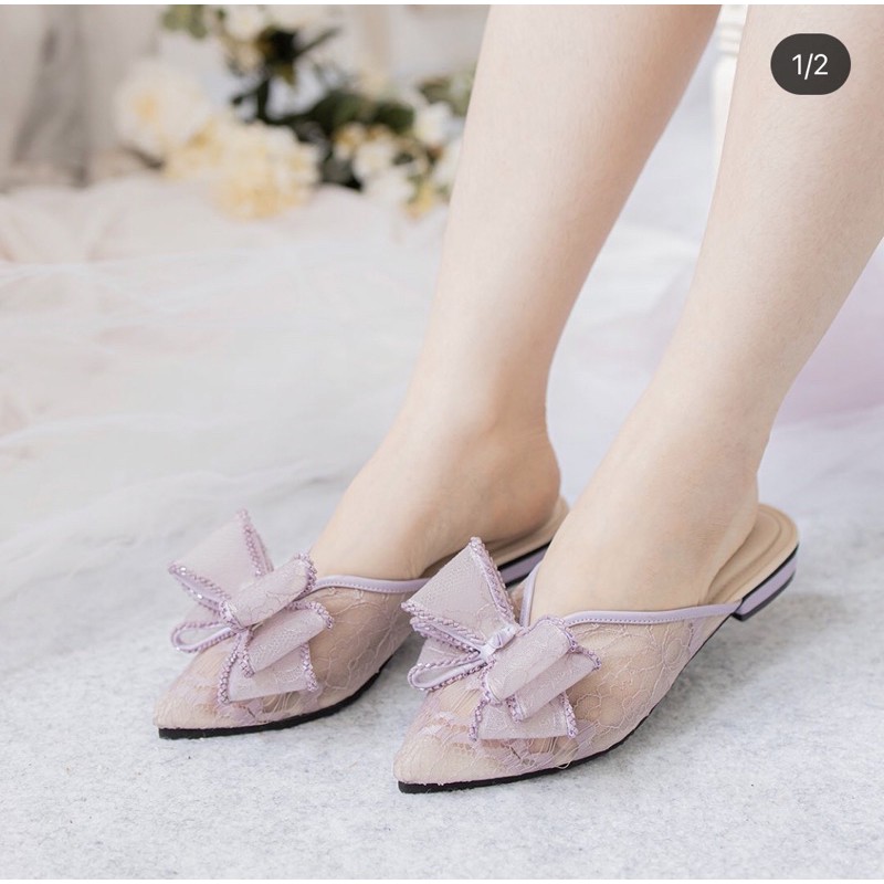 Valencia by Enrica - Eliza Mules in Lilac size 41