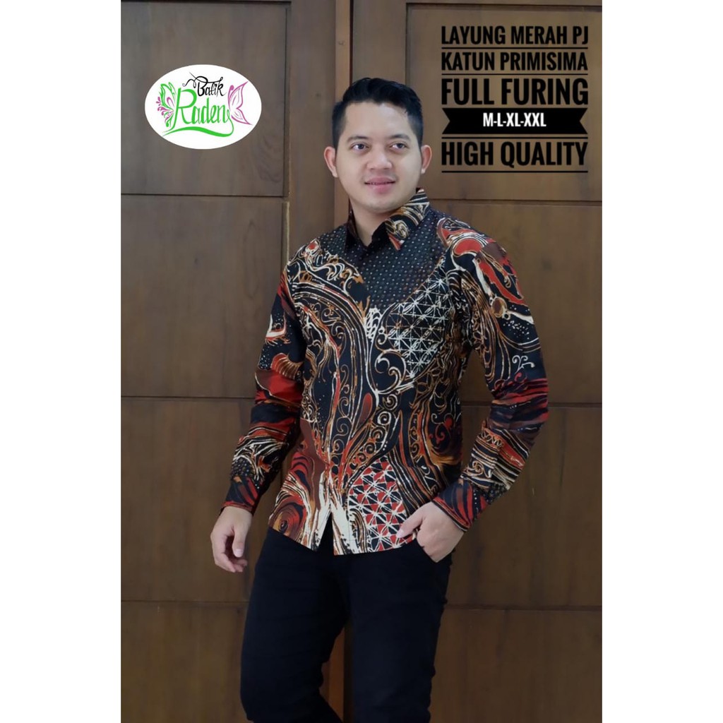 LAYUNG MERAH RADEN BATIKSOLOAMANAH KEMEJA BATIK PRIA SOLO LENGAN PANJANG PENDEK LAPIS FURING ATASAN PREMIUM MODERN KATUN HALUS ASMARA RAFANDA NGUDI RAHAYU SENOJOYO SM MARTOWIRO ALJAYA ALETHEA RENJANA ANJANI ARKANZA ARRA FLORIST RAJASAKTI UKAIL GITARJA