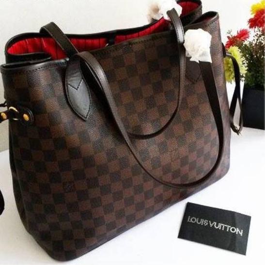 ❋ LV NEVERFULL SUPER/TAS LV NEVERFULL DAMIER ◘