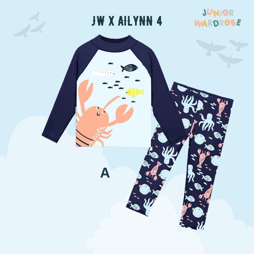 Baju Renang Anak Laki Laki Junior Wardrobe X Ailynn Stories Vol.4