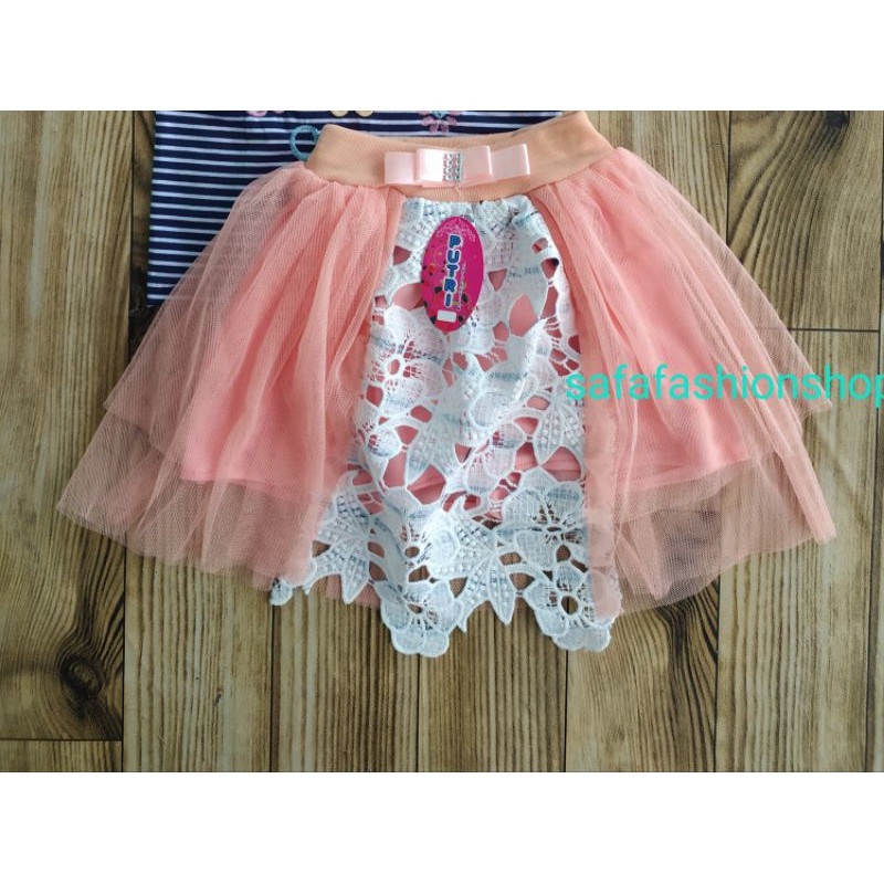 Promo rok brokat tutu anak perempuan rok mini