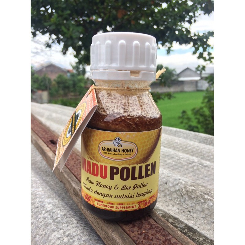 

(380gr)- madu full nektar + bee pollen Ar-Raihan Honey asam lambung atau penambah nafsu makan