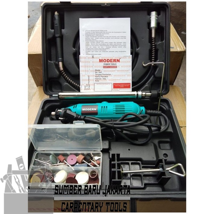 MODERN M2310 MINI DIE GRINDER 3MM SET TUNER DRILL GRINDA GURINDA MESIN SBJ
