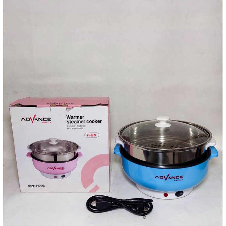 Panci Warmer Steamer Cooker Advance C26 | panci elektrik C26