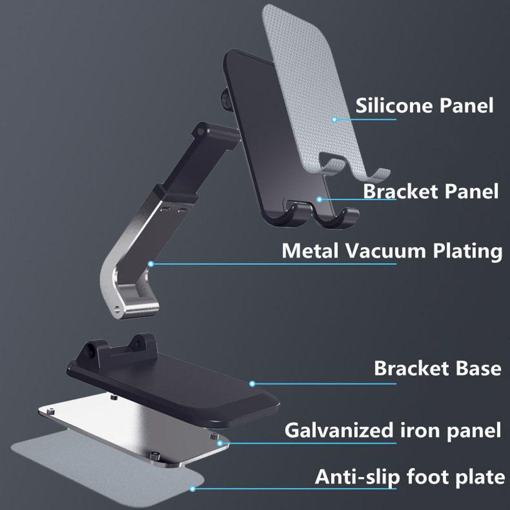 Agustinina Dudukan Ponsel Aksesori Ponsel Desktop Portabel Meja Stand Holder Adjustable Lazy Support Tablet Bracket