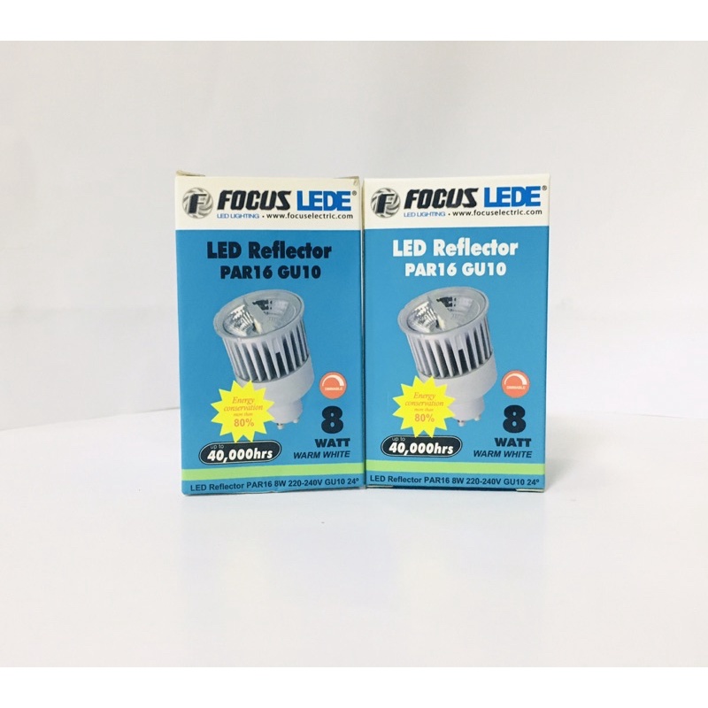 LAMPU LED/PAR16 GU10 / REFLEKTOR PAR16 GU10 8 WATT 220V WARMWHITE DIMMABLE