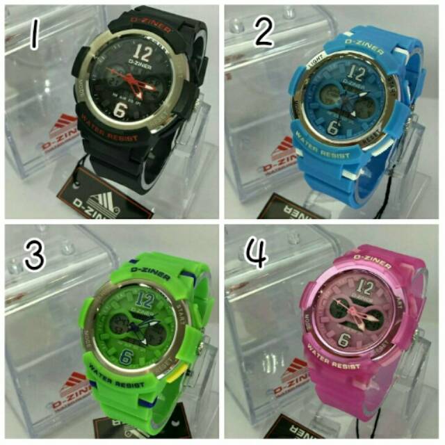 Jam Tangan Wanita Dziner Dualtime