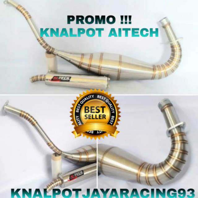 KNALPOT NINJA AITECH RACING STENLIS ASLI NINJA RR/R