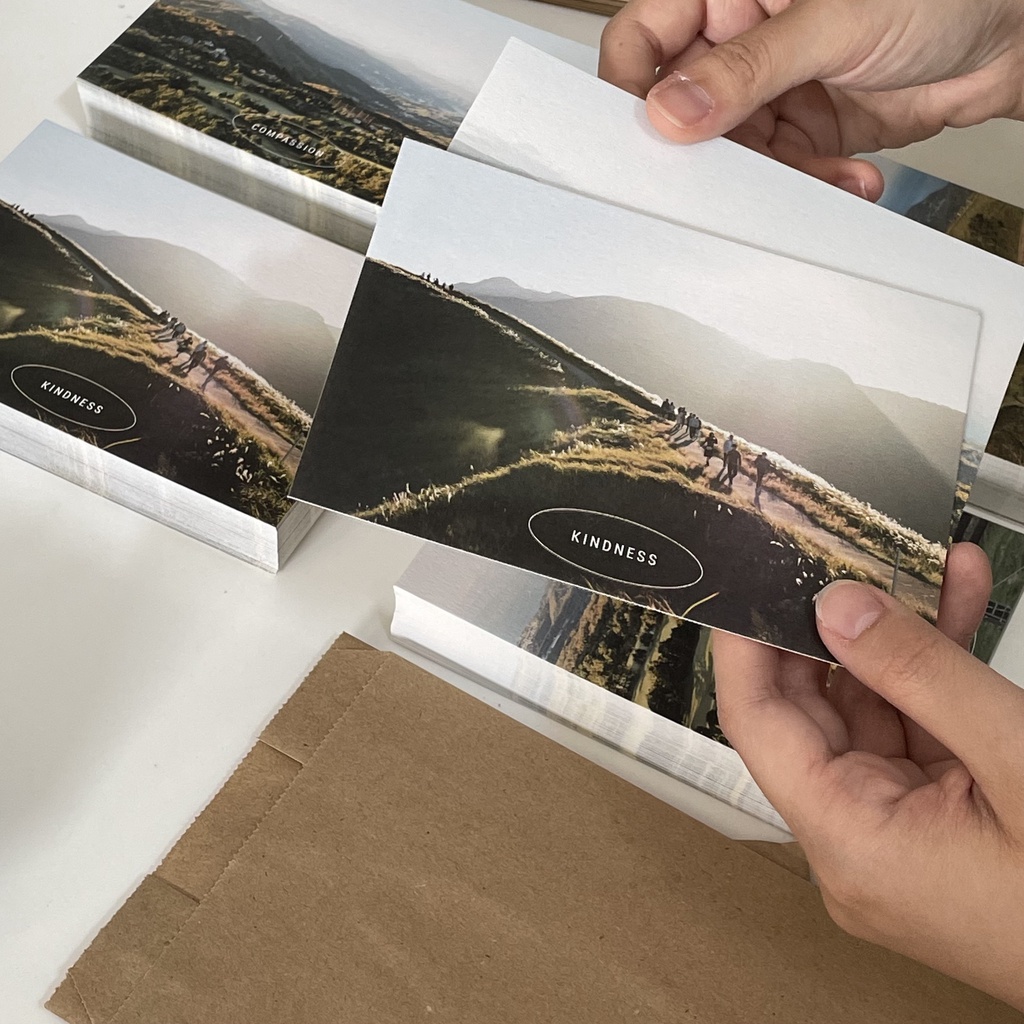 

Living Life Postcard by Keartas Studio