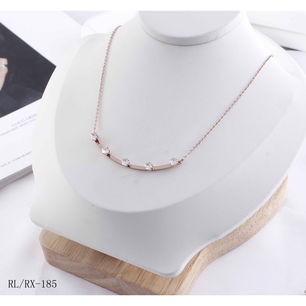 Kalung Titanium Permata Perhiasan Fashion 1072,185