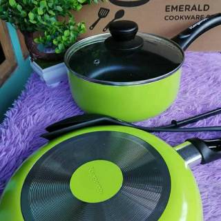  Wajan  kangaroo emerald cookware set wajan  set panci alat  