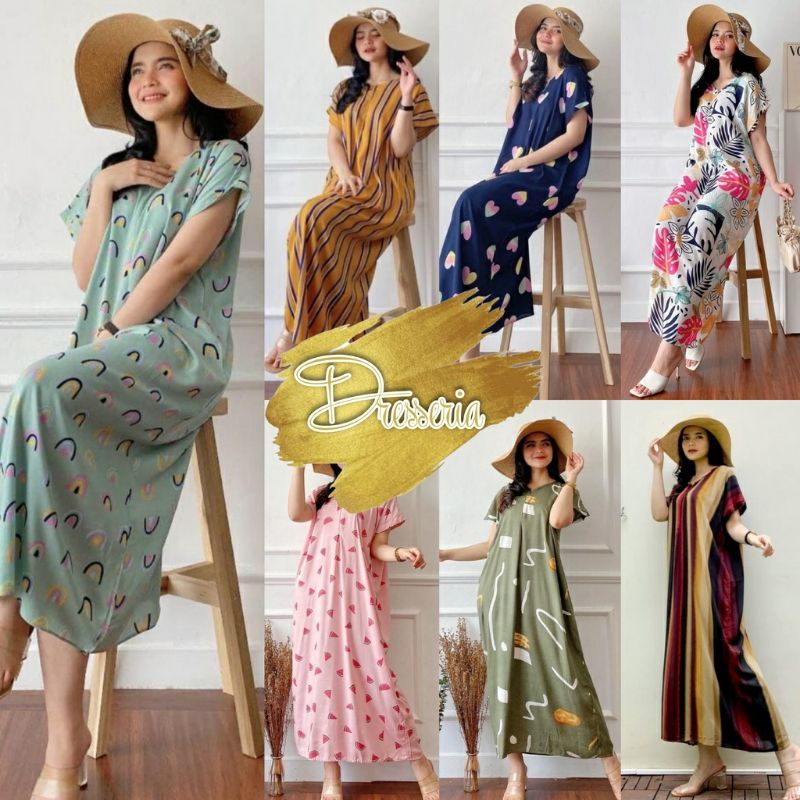 Daster panjang semata kaki. Daster Katun