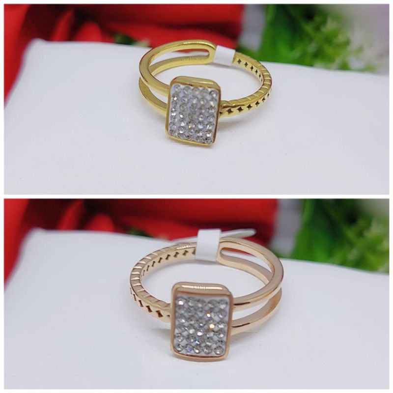 Cincin titanium full permata 039-041