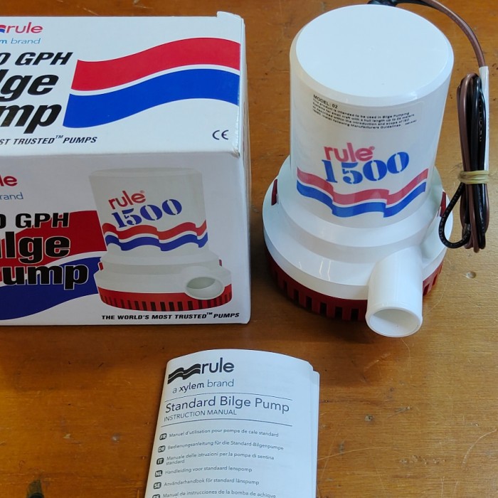 Bilge Pump RULE 1500GPH / Pompa Celup Rule