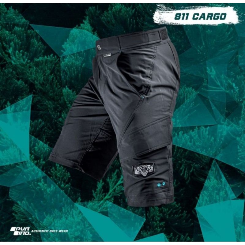 Celana Pendek CARGO PVR 811 HITAM ~ Short Pants 811 CARBO PVR
