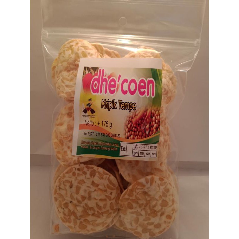 

Keripik Tempe Dhe'Coen