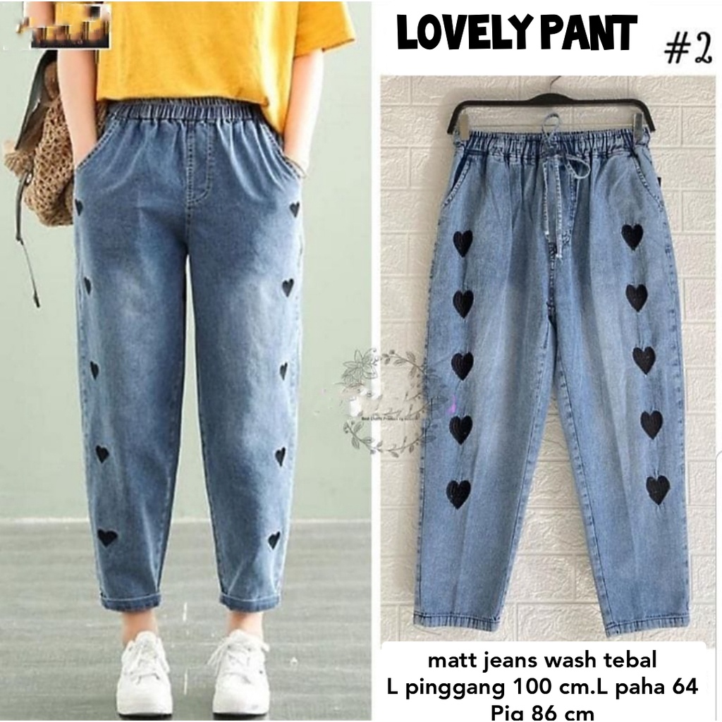 LOCANA PANTS (CELANA JEANS WANITA CASUAL/CELANA PANJANG WANITA CASUAL) N95