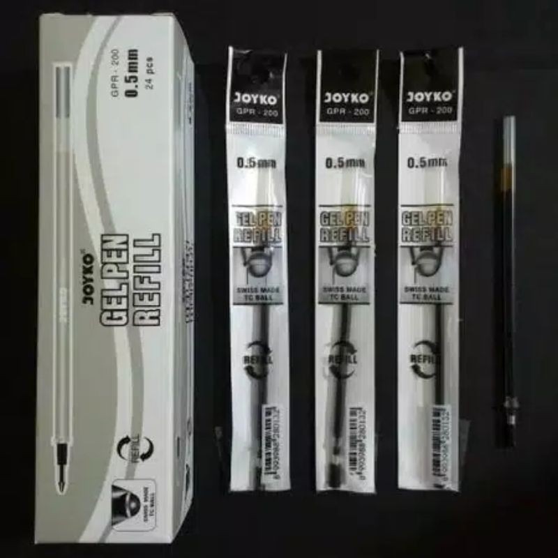 

REFILL ISI PULPEN GEL JOYKO GPR-200 (24 PCS)