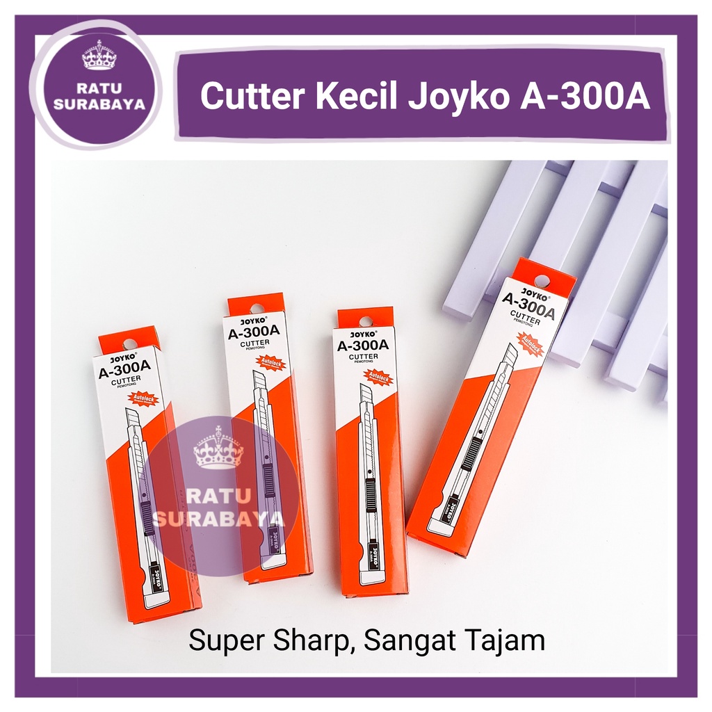 

Joyko Cutter Kecil A300 A Pisau Kater Pemotong Kertas Cuter Joyco