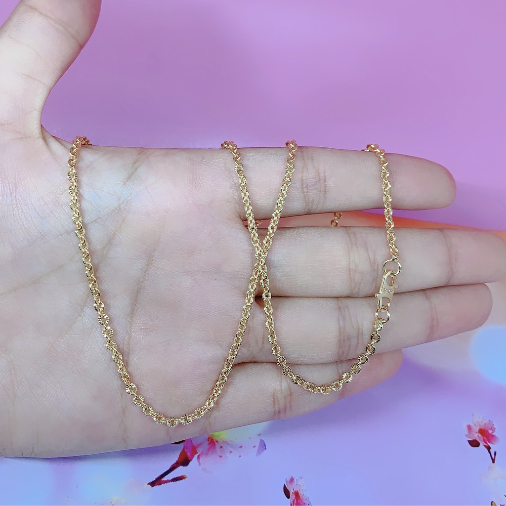 Kalung Xuping Gold Perhiasan Fashion Wanita Model Rantai Nori Nuri Polos Cantik  *16