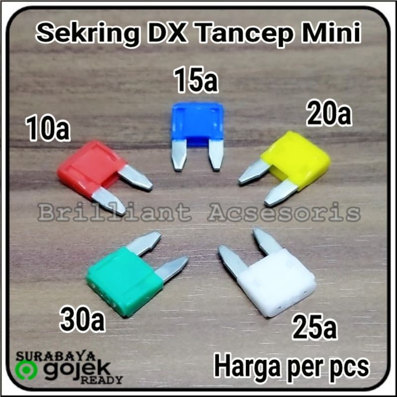 Sekring Fuse Dx Tancep - Besar dan Mini - Keramik