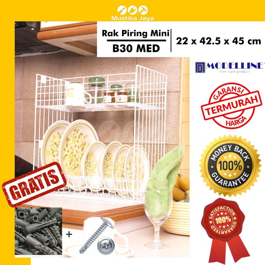 Rak Piring 2 Susun Modelline B-30 Med