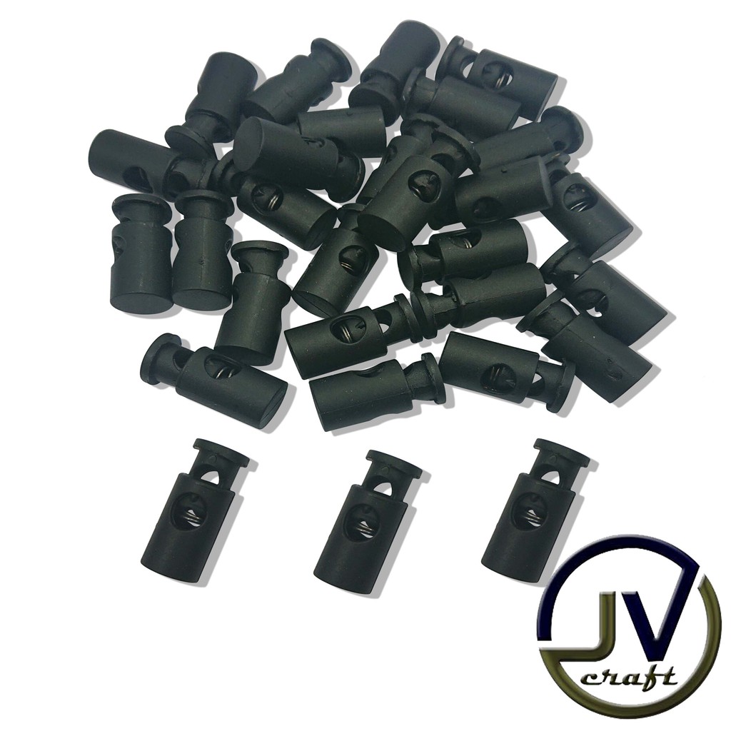 STOPPER BOTOL LUBANG SATU PER 100 PCS WARNA HITAM DOFF