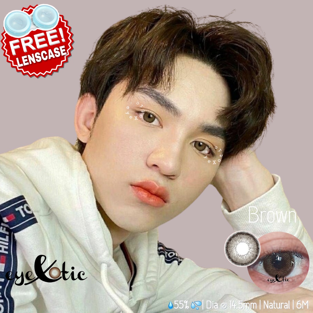 Softlens Kitty Kawaii Birkin Brown - Soflens COD Tangerang by Eyexotic - Kadar Air Tinggi 55%
