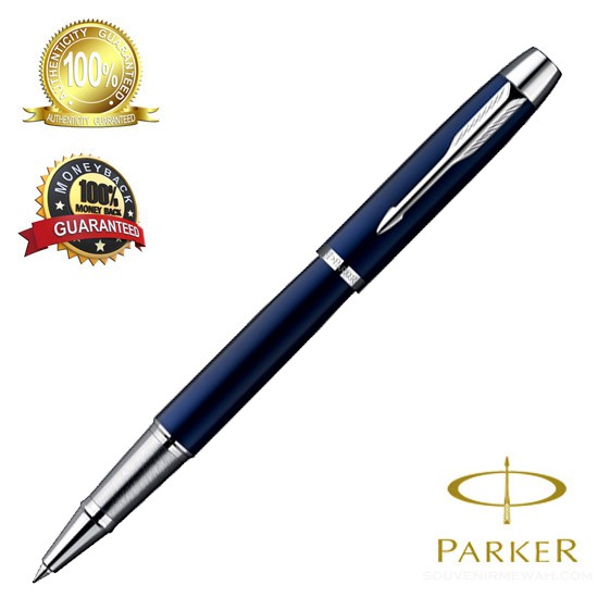 

Parker IM Blue with Chrome Trim Rollerball Pen