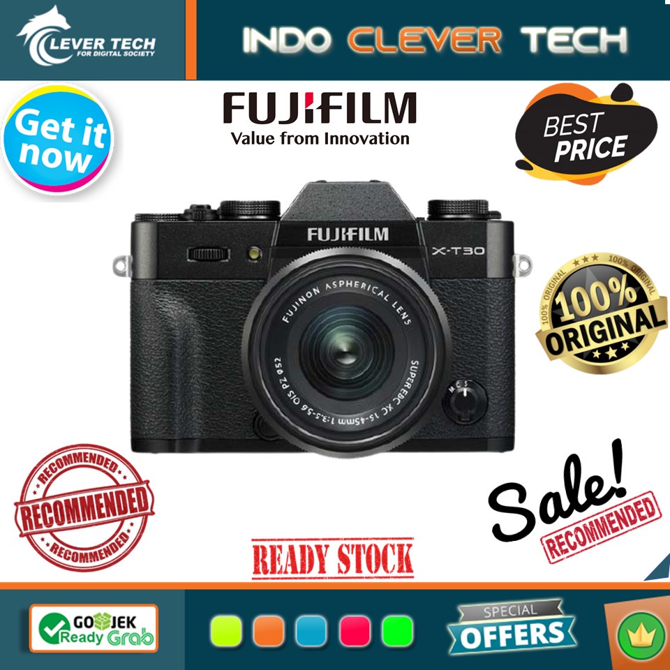 Fujifilm X-T30 Kit 15-45mm Lens - PAKET MANTAP