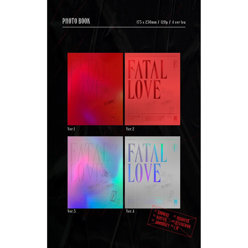 [OFFICIAL][FULL PAYMENT] MONSTA X 3RD ALBUM FATAL LOVE