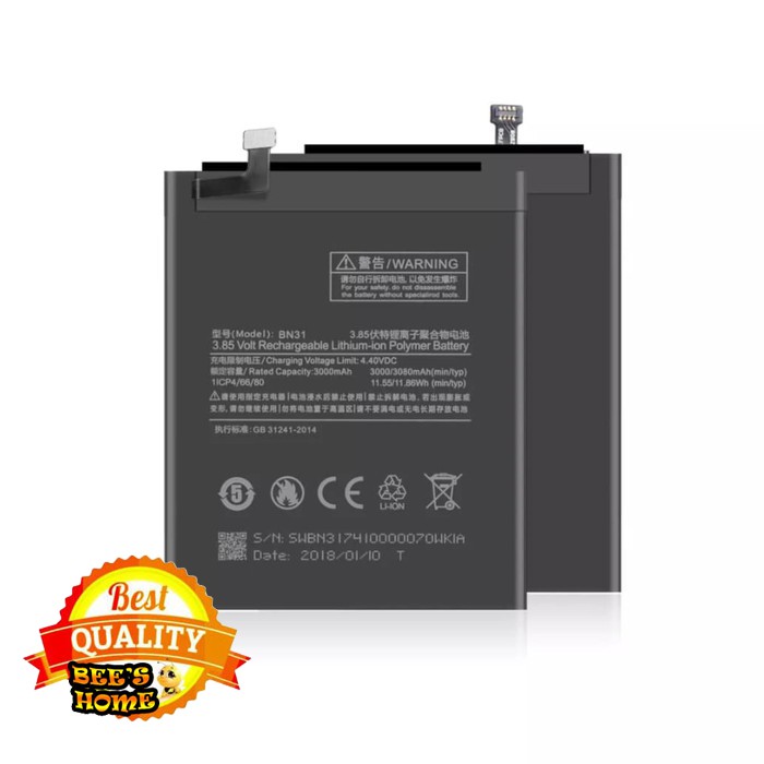 Baterai Redmi S2 - BN31 Redmi Battery Original 100%