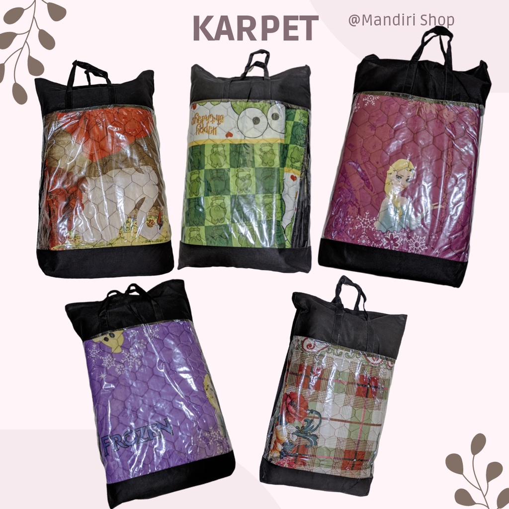 Karpet Kwilting Tebal Ukuran 140x230cm Plus Bonus Tas Jinjing