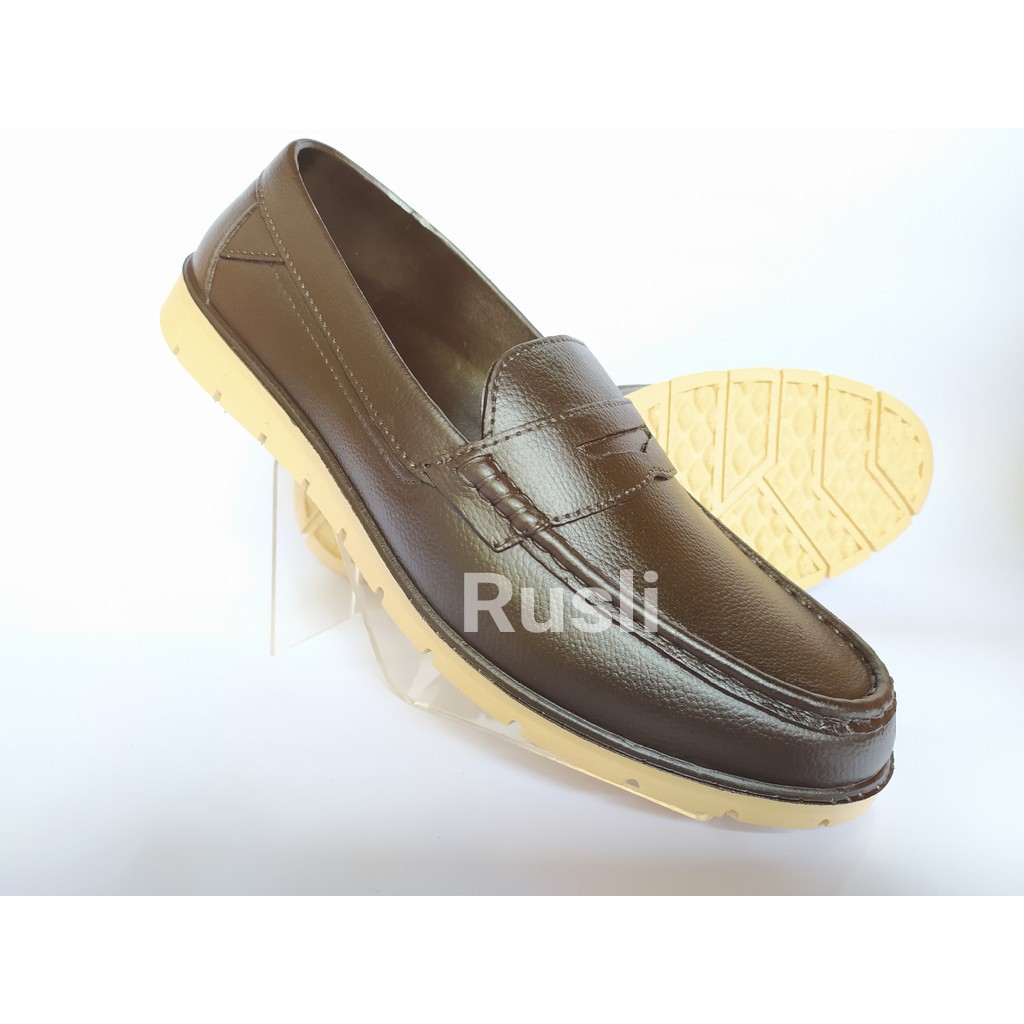 (COD) Sepatu Pantofel Karet Pria Aneka Warna Yumeida 8091