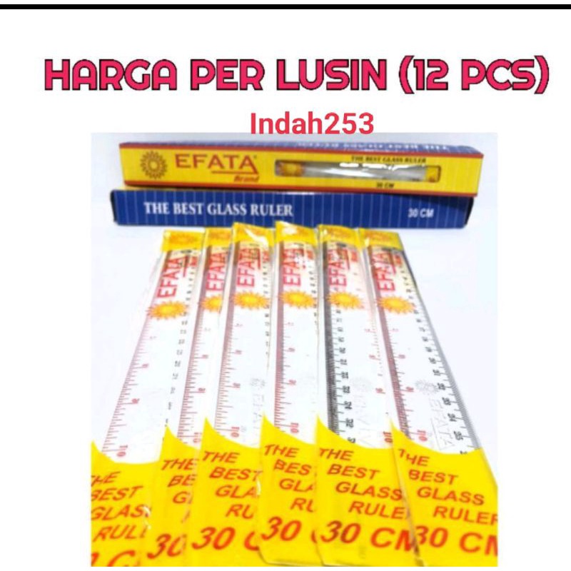 

Penggaris Mika Plastik 30 Cm (satu lusin)