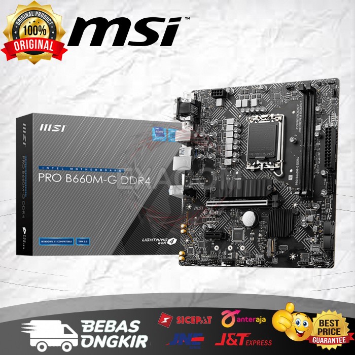 Motherboard MSI B660M-G - LGA 1700 , DDR4 , B660M