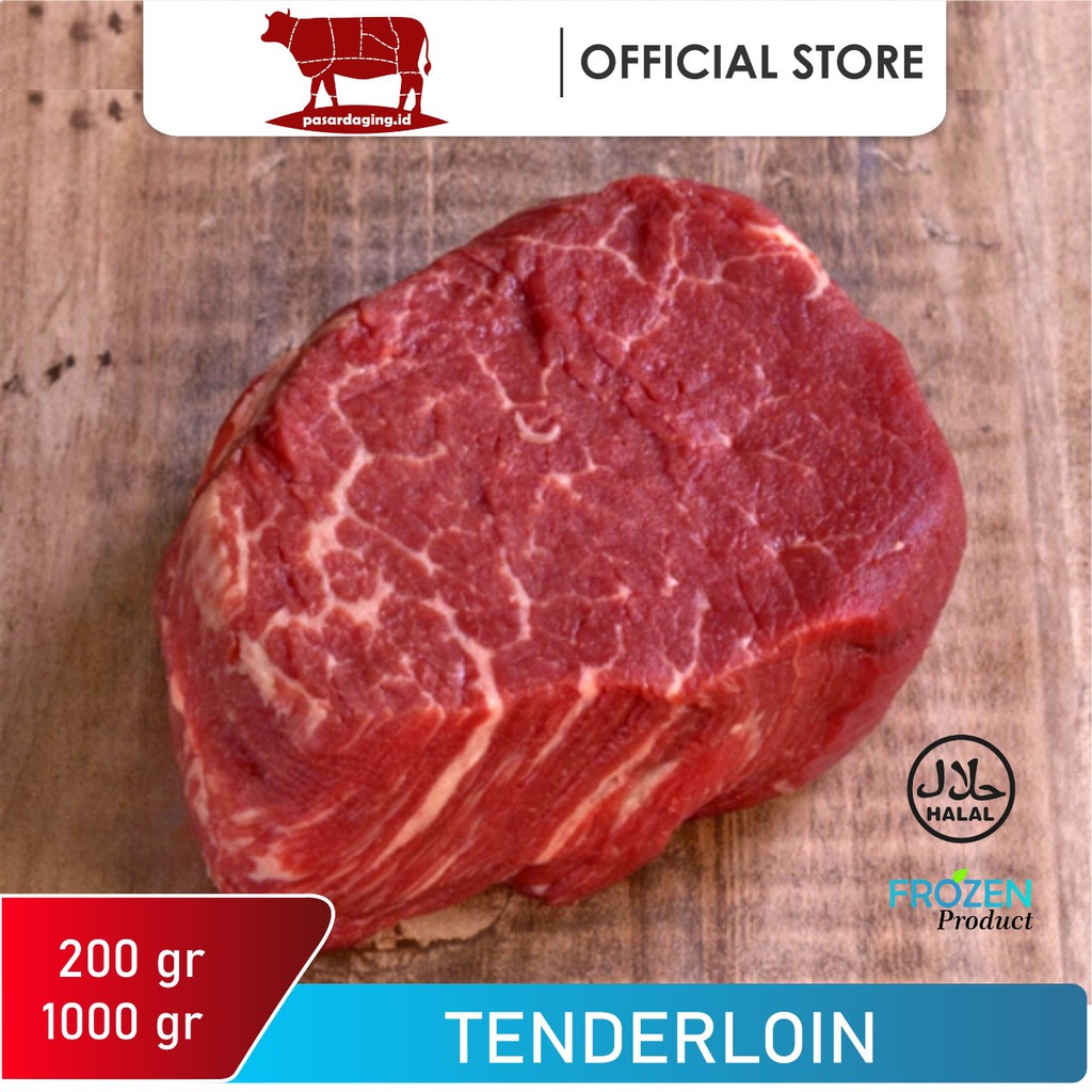 

TENDERLOIN /DAGING SAPI IMPORT AUSTRALIA / PREMIUM/ 1 KG /200 Gram