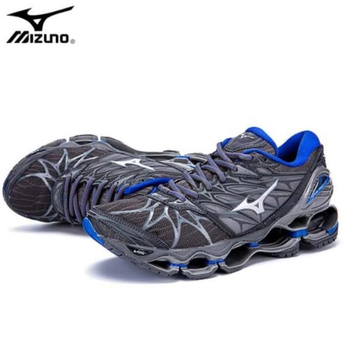 SEPATU MIZUNO WAVE PROPHECY 7 BLACK GREEN PREMIUM ORIGINAL